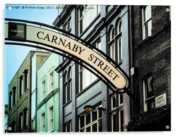 Carnaby Street Acrylic by Graham Degg