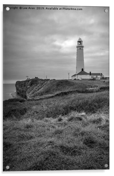 Nash Point Lighthouse  Acrylic by Lee Aron