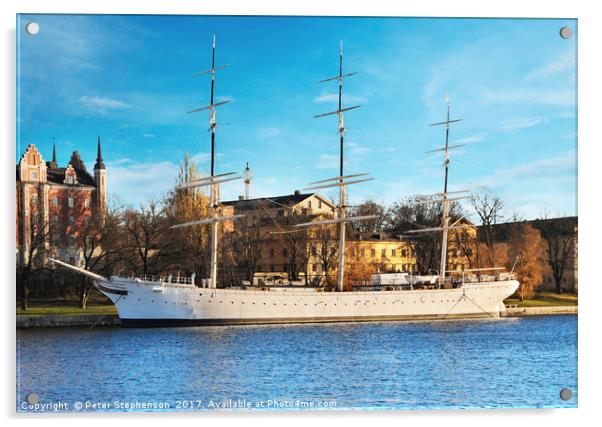                            AF Chapman, Stockholm S Acrylic by Peter Stephenson