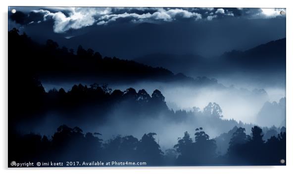 The foggy Valley Acrylic by imi koetz