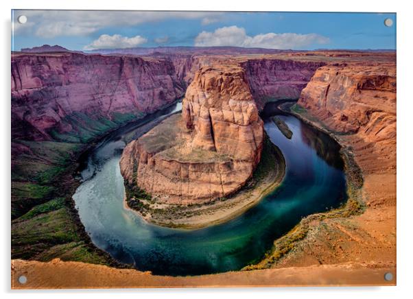Horseshoe Bend on the Colorado River Acrylic by John Frid