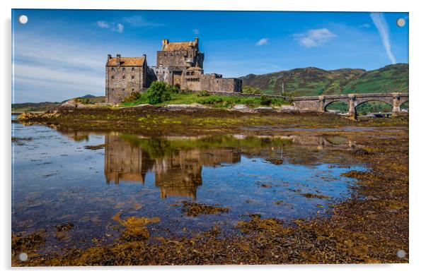 Eilean Donan Castle Acrylic by John Frid