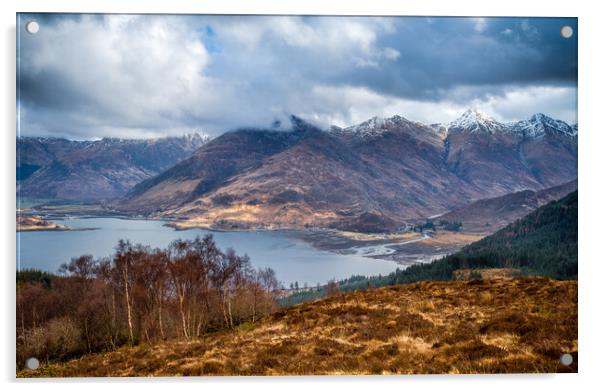 The Five Sisters of Kintail Acrylic by John Frid