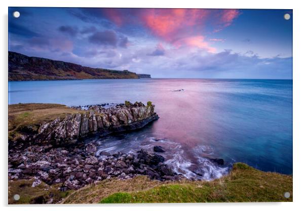 Brothers' Point - Isle of Skye Acrylic by John Frid