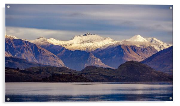 Lake Wanaka - New Zealand Acrylic by John Frid