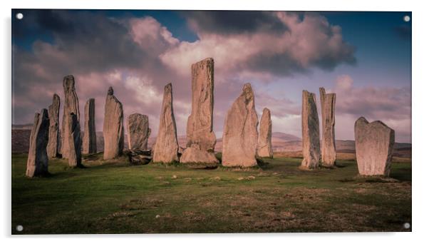 Callanish Standing Stones - Isle of Lewis Acrylic by John Frid