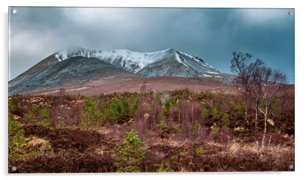 Beinn Eighe - Torridon Acrylic by John Frid