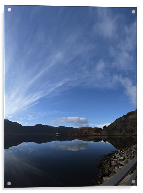 Loch Duich Acrylic by Gordon Sime