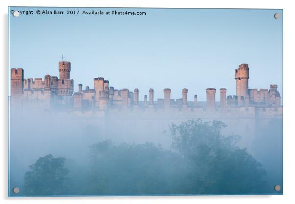 Arundel Castle on a Misty Morning Acrylic by Alan Barr