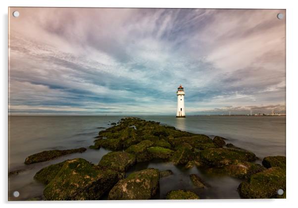 Fort Perch Rock Lighthouse Acrylic by Graham Morris