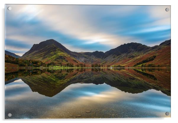 Buttermere  Acrylic by Graham Morris