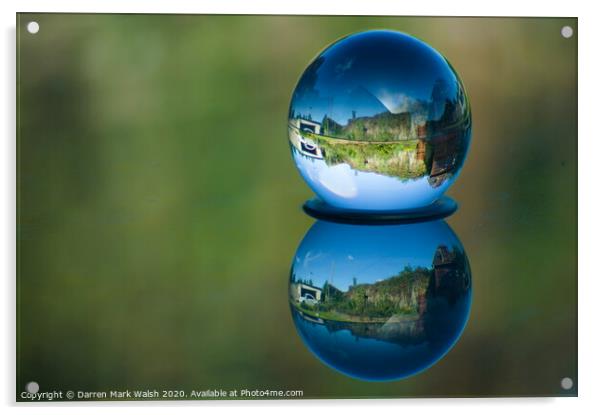 Lensball Reflection Acrylic by Darren Mark Walsh
