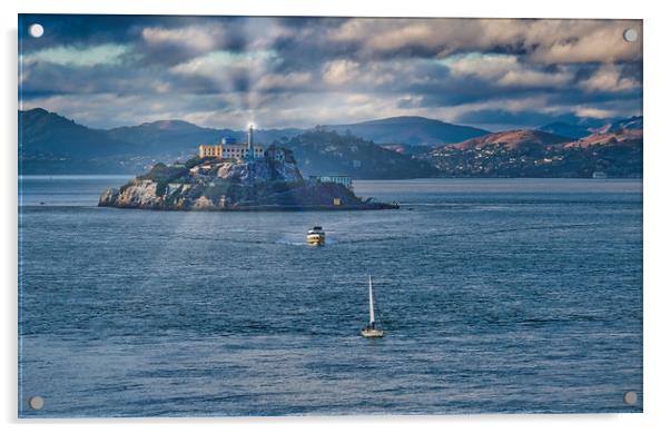 Escape from Alcatraz Acrylic by Darryl Brooks