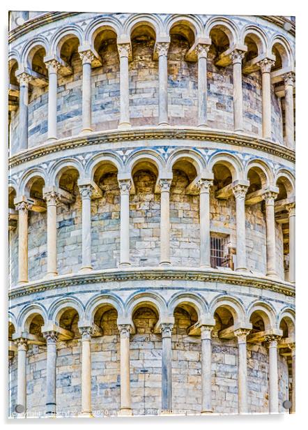 Single Door in Pisa Tower Acrylic by Darryl Brooks