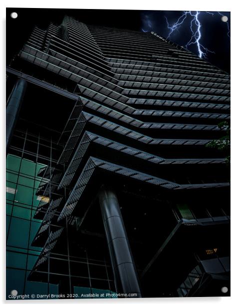 The Dark Tower Acrylic by Darryl Brooks