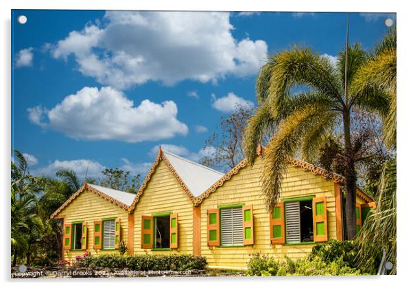 Caribelle Batik at Romney Manor on St Kitts Acrylic by Darryl Brooks