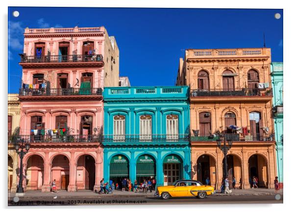 Havana, Cuba Acrylic by Jon Jones