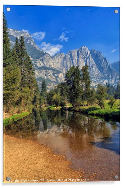 Yosemite Valley, California Acrylic by Jon Jones
