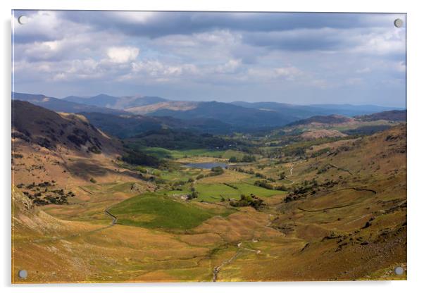 Wrynose Pass Acrylic by David Morton