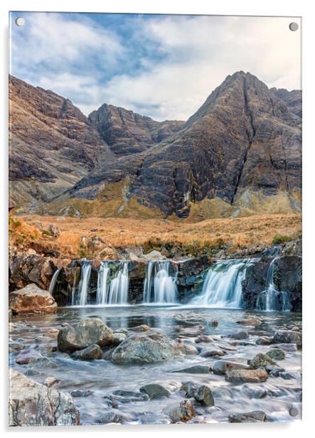 the magical Fairy Pools Acrylic by James Marsden