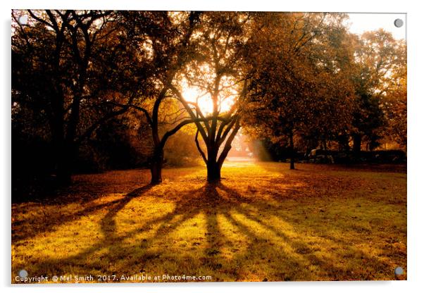 "Enchanting Autumn Palette" Acrylic by Mel RJ Smith