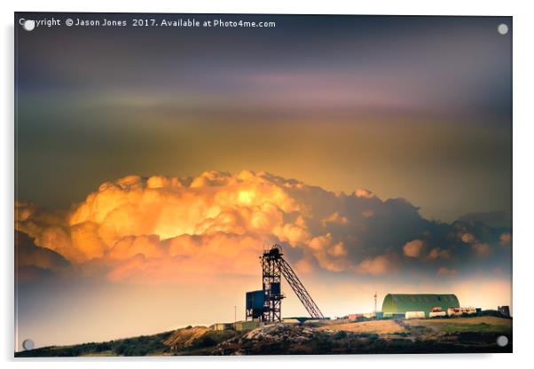 Old Copper Mine on Anglesey Acrylic by Jason Jones