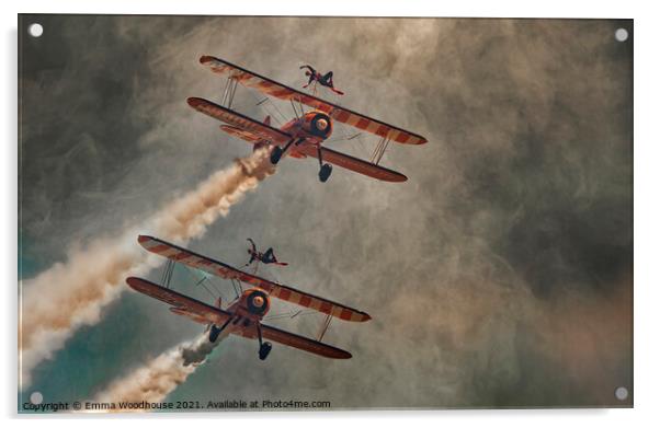 Wing Walkers Acrylic by Emma Woodhouse