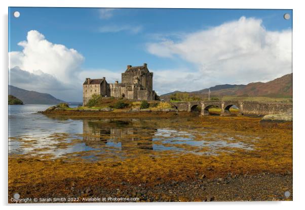 Eilean Donan Castle Acrylic by Sarah Smith