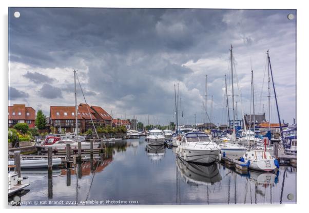 Hythe Marina Village, Hampshire Acrylic by KB Photo