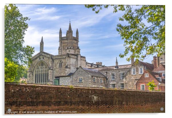 Majestic View of Winchester College Acrylic by KB Photo