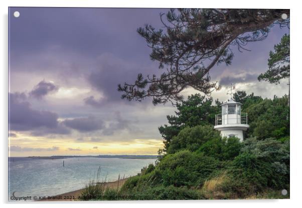 Lepe Lighthouse, Hampshire, UK Acrylic by KB Photo