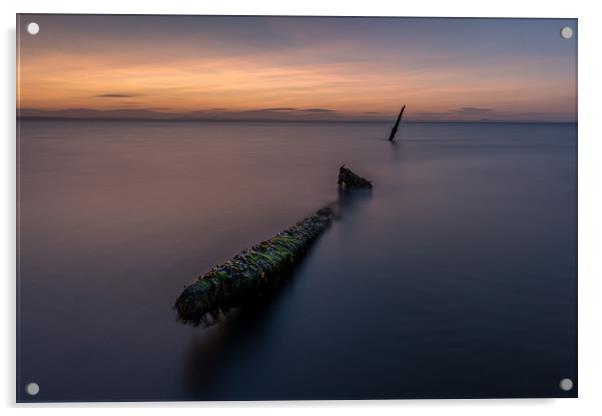 Longniddry Sunset B1348 Acrylic by Rich Dyson