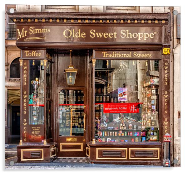 Ye Olde Sweet Shoppe Acrylic by Kevin Hellon