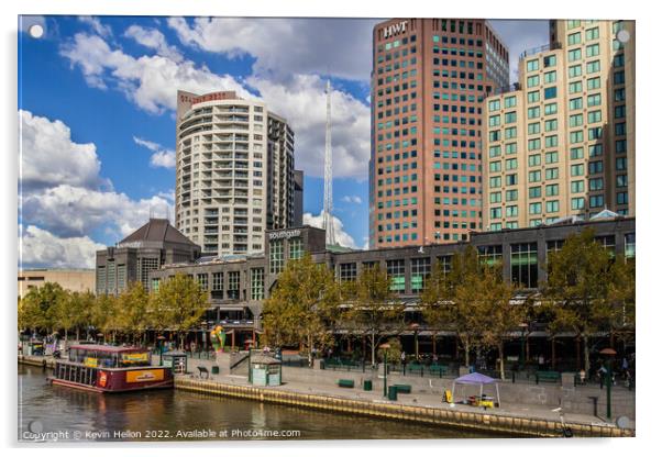 The Southgate Centre, Melbourne, Victoria, Australia Acrylic by Kevin Hellon