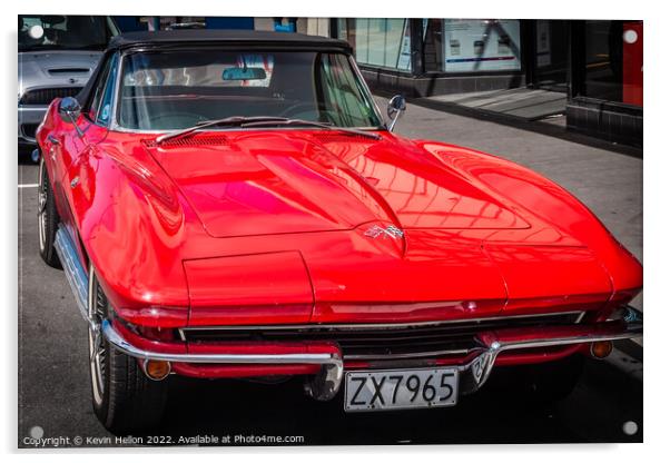 1967 Chevrolet Corvette Sting Ray Acrylic by Kevin Hellon