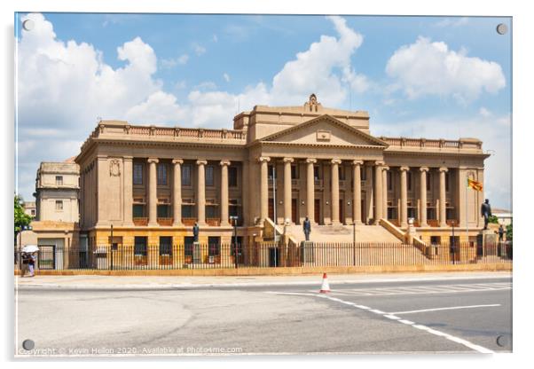 the old parliament building Acrylic by Kevin Hellon