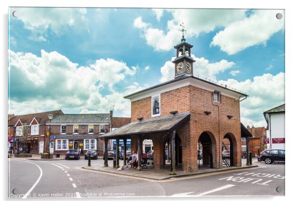 The Market House Acrylic by Kevin Hellon