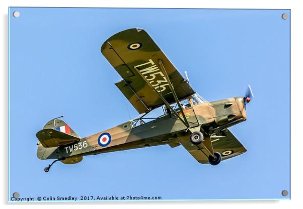 Auster AOP.6 TW536/G-BNGE Acrylic by Colin Smedley