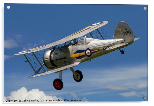 Gloster Gladiator I K7985 G-AMRK Acrylic by Colin Smedley