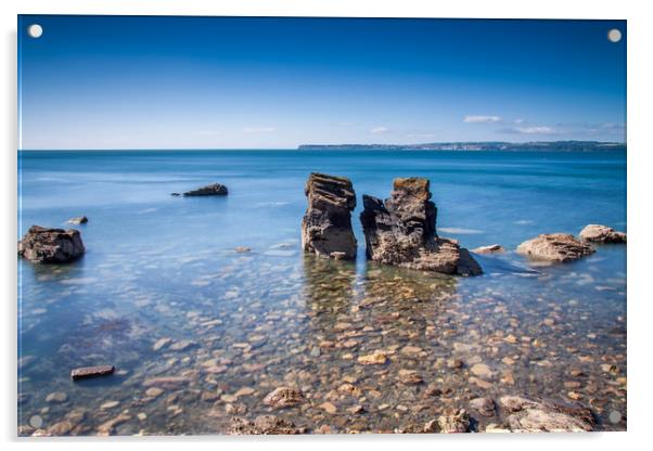 Standing Stones Acrylic by Richard Jones