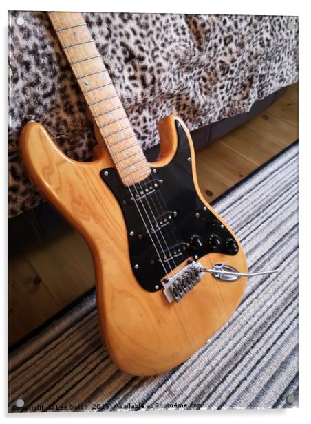 Fender Stratocaster Lite Ash Acrylic by Lee Sulsh