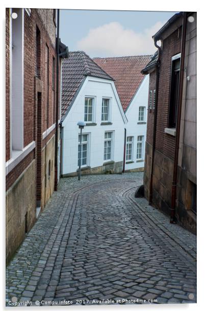 street in bad bentheim Acrylic by Chris Willemsen