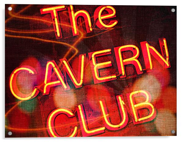 Cavern Glow Acrylic by Neil Gavin
