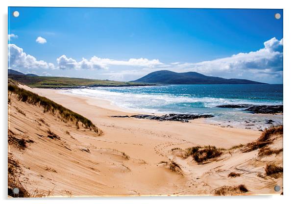 Landscape, Scotland, Outer Hebrides, South Harris, Acrylic by Hugh McKean