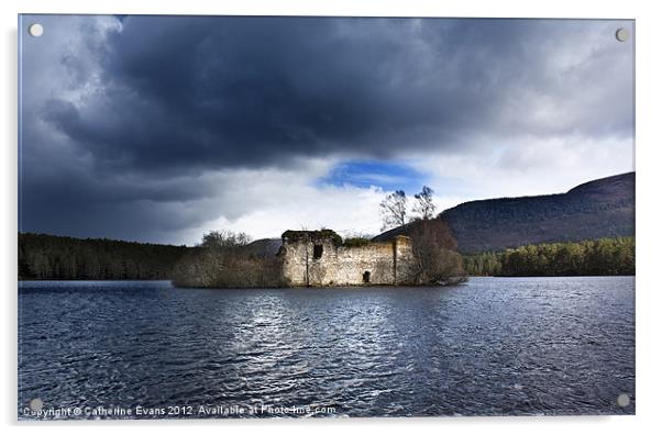 Loch an Eilein Acrylic by Catherine Fowler