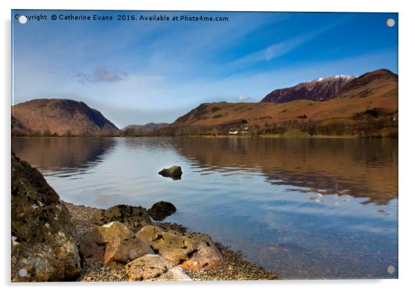 View over Buttermere Acrylic by Catherine Fowler