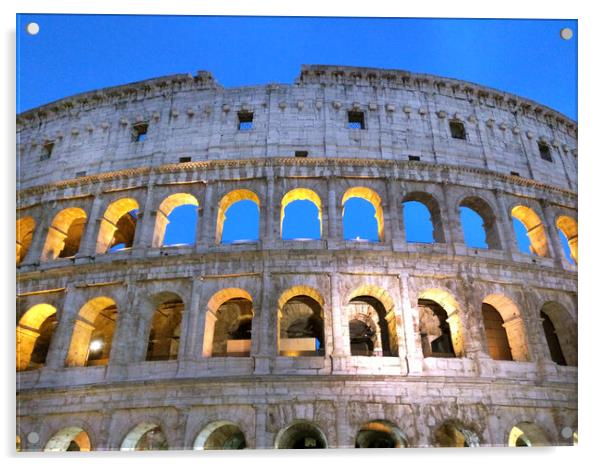 Colosseum Acrylic by MIKE POBEGA