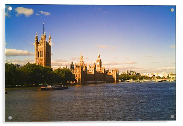 Houses of Parliament Acrylic by Chris Day