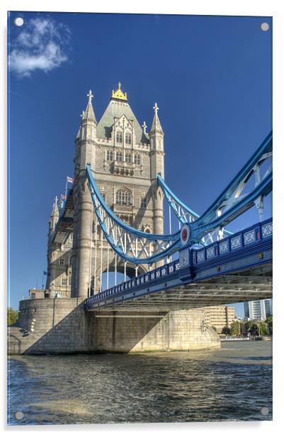 Tower Bridge 2 Acrylic by Chris Day