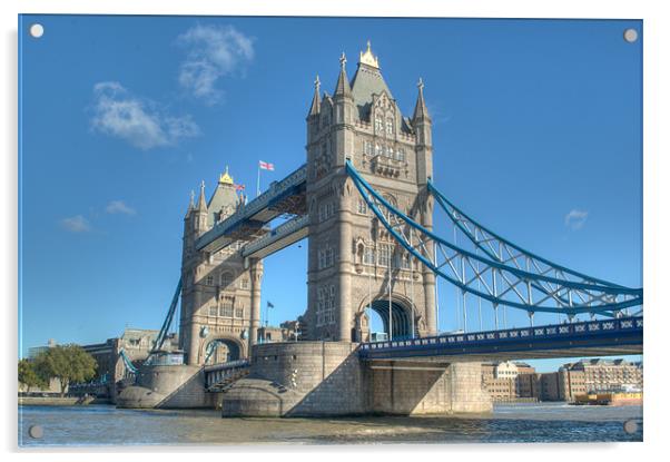 Tower Bridge 5 Acrylic by Chris Day